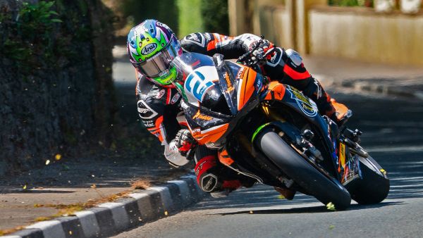 Jamie Coward at the Isle of Man TT Races