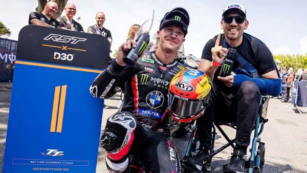 Todd and Hickman at the Isle of Man TT Races