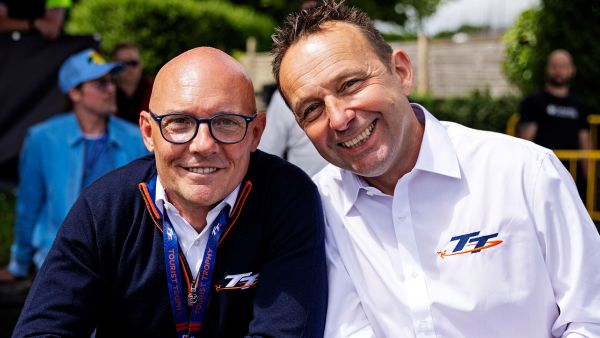 TT Legends Hosts Keith Amore and Steve Plater